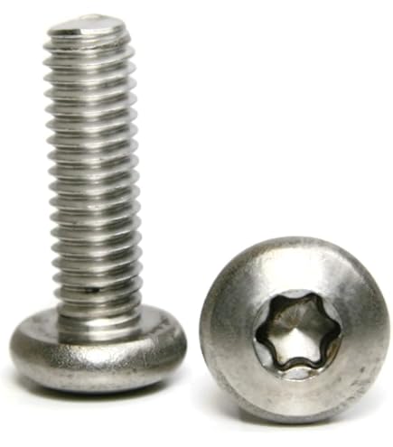 Star Drive Pan Head Machine Screws 18-8 Stainless Steel #8-32 x 1